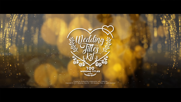 Wedding Titles Kit - 100 Wedding Titles