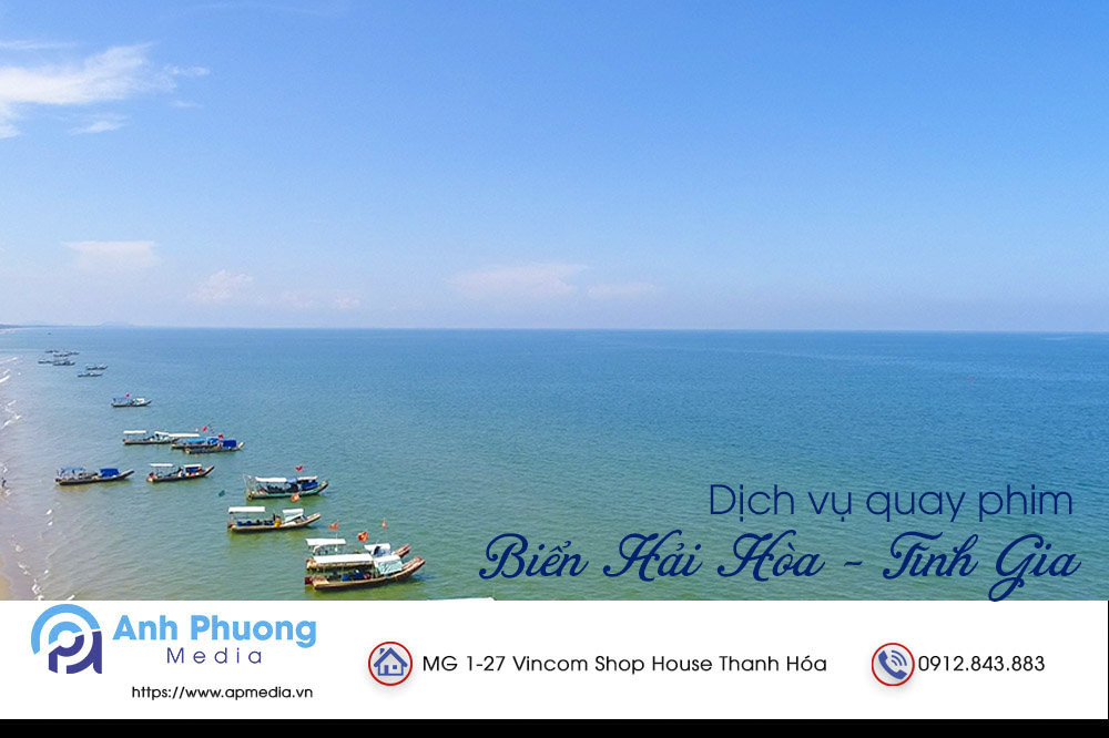 Dịch vụ quay phim tại biển Hải Hòa, Tĩnh Gia, Thanh Hóa
