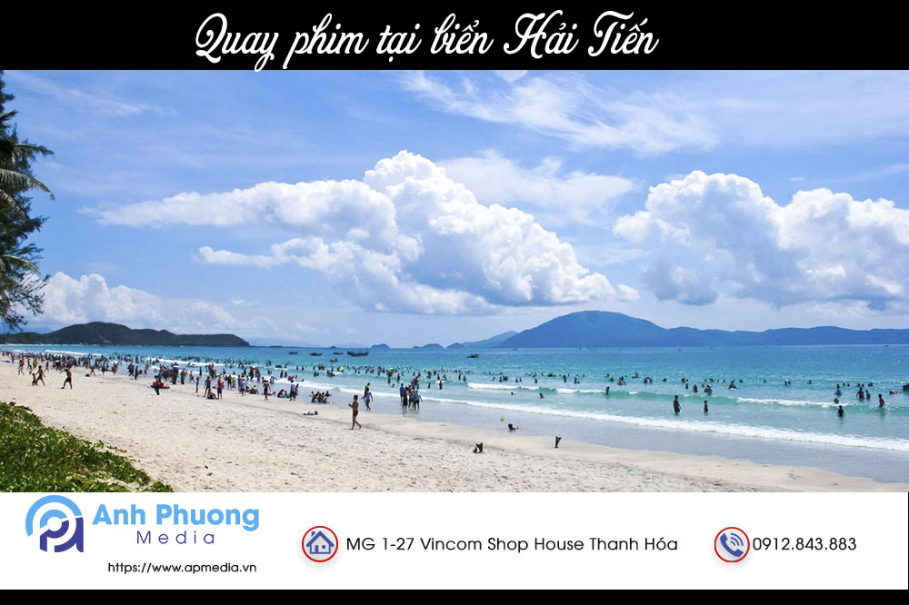 Quay phim tại biển Hải Tiến Thanh Hóa